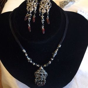 Aztec styled Necklace & earrings set